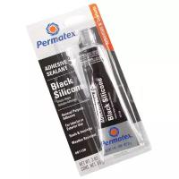 Герметик универсальный силиконовый черный (от -62С до +232С) 85гр PERMATEX PR-81158