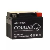 Аккумулятор мотоциклетный Cougar AGM YTX4L-BS 12V 4Ah(залит и готов к применению)