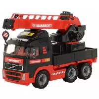 Автокран Mammoet Toys 203-02 VOLVO с поворотной платформой в коробке (56986), 52 см, черный/красный