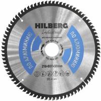Диск Hilberg Industrial HA216 пильный по алюминию 216x30mm 80 зубьев