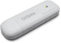 Модем 3G/4G Digma Dongle WiFi DW1960WH USB Wi-Fi Firewall + Router внешний, белый