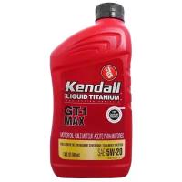 Синтетическое моторное масло Kendall GT-1 Max Full Synthetic Motor Oil with LiquidTek SAE 5W-20