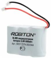 Аккумуляторы Robiton Батарея аккумуляторная ROBITON DECT-T279-3x2/3AA Ni-MH 3.6В 600mAh, универсальный коннектор