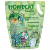 Наполнитель Homecat Силикагелевый Яблоко (1.8 кг)