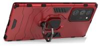 Противоударный чехол с кольцом Panther Case для Samsung Galaxy Note 20 Ultra красный
