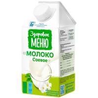 Соевый напиток Здоровое меню Молоко соевое 2%, 500 мл