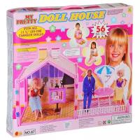 Дом для куклы с мебелью, серии Dream House с 52 детали арт. Д5855 86/87