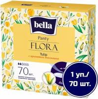 Прокладки женские BELLA Panty Flora Tulip ежедневные, 70 шт