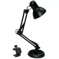 Лампа офисная Uniel TLI-221 Black, E27, 60 Вт, черный