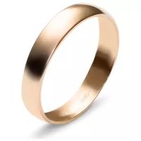 Обручальное кольцо из золота, ширина 3,6 мм