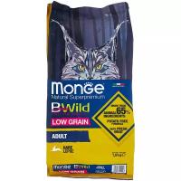 Monge Cat BWild Low Grain Сухой низкозерновой корм для кошек, мясо Зайца 1.5кг