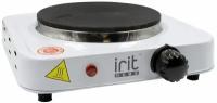 Электроплитка Irit IR-8004 1-но конфорочная, закрытый тэн, белая