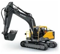 Радиоуправляемый экскаватор Double Eagle Volvo EC160E 1/16, 2.4G, металл, 3 в 1 RTR, E598-003