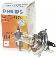 Лампа 12V H4 60/55W +30% P43t Premium PHILIPS 12342PRC1