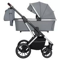 Универсальная коляска CARRELLO Aurora 2 в 1, silver grey, цвет шасси: серебристый