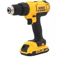 Дрель-шуруповерт DeWALT DCD771D2-KS 18.0 В XR 300 Вт 2 скорости:24/42 Нм 0-450/1500 об./мин. быстрозажимной патрон с блокировкой шпинделя 13 мм LED подсветка 2 XR Li-Ion батареи 2.0 Ач Multi-voltage ЗУ кофр 1.65 кг