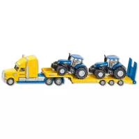 Набор техники Siku Тягач New Holland с 2 тракторами (1805) 1:87, 22.3 см