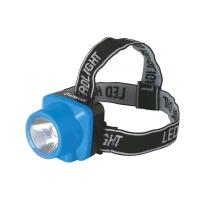 Ultraflash LED5374 (фонарь налобн аккум 220В, голубой, 0,4 Ватт LED, 1 реж, пласт, бокс)