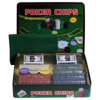 Набор для покера Holdem Light на 500 фишек с номиналом hl500