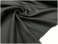 Ткань кашемир 100% чёрная дизайн Loro Piana
