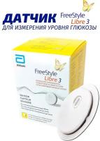 Датчик FreeStyle Libre 3 Германия сенсор для измерения глюкозы