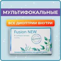 Мультифокальные контактные линзы OKVision Fusion New MFCL, +1.50 / 8,6 / 14,2, аддидация 2.50, 1 месяц, 6 шт