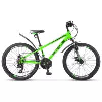 Подростковый горный (MTB) велосипед STELS Navigator 400 MD 24 F010 (2019) зеленый 12