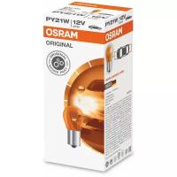 Лампа накаливания сигнальная PY21W BAU15s Original 12V 21W OSRAM 7507, 1 шт