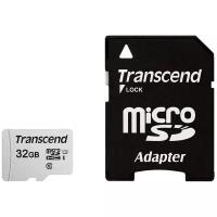 Карта памяти Transcend 300S microSDHC 32Gb UHS-I Cl10 +ад, TS32GUSD300S-A