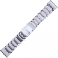 Титановый браслет для часов Garmin Fenix 7X/6X Pro/5X, Tactix 7, QuickFit, 26 мм, серебристый