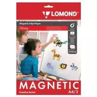 Фотобумага с магнитным слоем глянцевая LOMOND Magnetic A4, 660 г/кв. м, 2 листа