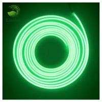 Неоновая светодиодная лента Гибкий Неон, 5 метров, 12/220 В, 120 светодиодов на метр, зеленая