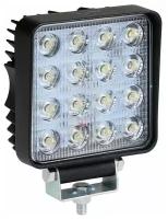 AVTOELECTRICA AE48S16LED55PC Фара доп-ая квадратная, рассеивмый свет, 16 диодов,48W, (110х55х140) 12/24V AVTOELECTRICA AE48S-16LED-55PC