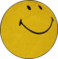 Ковер SMILE - Круг YELLOW Ковер на пол, в гостиную, спальню, в ассортименте, Турция, Бельгия, (100 см. на 100 см.)