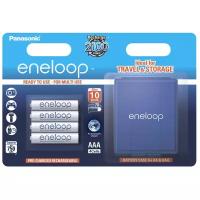 Аккумулятор Panasonic Eneloop (BK-4MCCEC4BE), ААA, 750mAh, 4шт блистер с кейсом