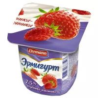 Ehrmann йогуртный продукт Эрмигурт клубника-земляника, 7.5%, 100 г