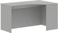 Компьютерный угловой стол SIMPLE SE-1400(R), правый угол, серый, 140х90х760 см