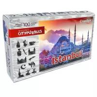 Пазл Нескучные игры Citypuzzles Стамбул (8236), 100 дет., белый