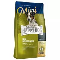 Сухой корм для собак Happy Dog Mini Neuseeland, при чувствительном пищеварении, ягненок 1 кг (для мелких пород)