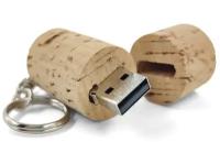 Подарочная Флешка Bamboowood Пробка брелок 64 GB 2.0