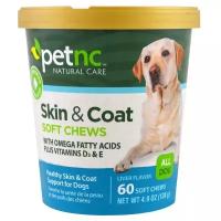 Добавка в корм petnc Skin & Coat Soft Chews, 60 шт. в уп