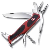 Нож перочинный Victorinox RangerGrip 74 (0.9723.C) 130мм 8 функций красный/чёрный