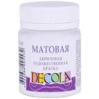 Decola Краска акриловая матовая, 50 мл, белый