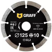 Диск алмазный отрезной GRAFF GDD 18 125.10, 125 мм, 1 шт