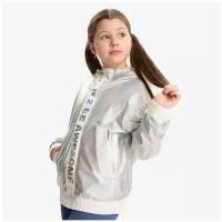 Куртка для девочек Kapika HJGCK01-02 серебряный, размер 164