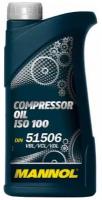Compressor Oil ISO 100 1L, 1918, масло минеральное, Mannol