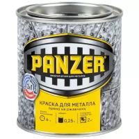 Краска алкидная (А) PANZER для металла молотковая глянцевая коричневый 0.25 л