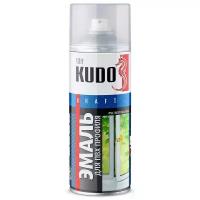 Кудо KU-6101 аэрозоль для ПВХ профиля белая (0,52л) / KUDO KU-6101 эмаль аэрозольная для ПВХ профиля (0,52л)