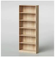 Стеллаж деревянный напольный, книжный стеллаж лофт, для книг, для цветов Daily 80 800х280х2010 Дуб сонома