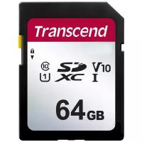 Карта памяти Transcend 300S SDXC UHS-I U1 64Gb (100/20 MB/s)